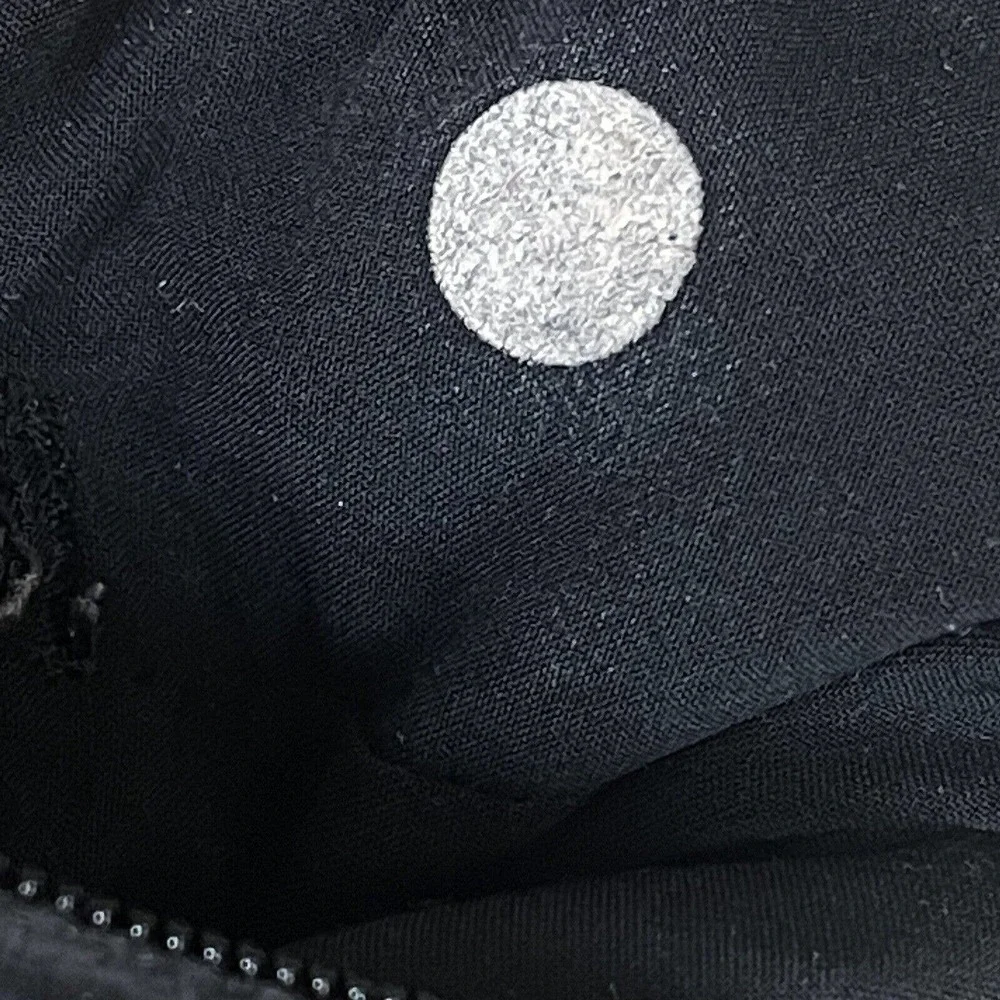 Lululemon Mens XS Black Athletic‎ Shorts Faux Leather Pockets Elastic Waist Logo